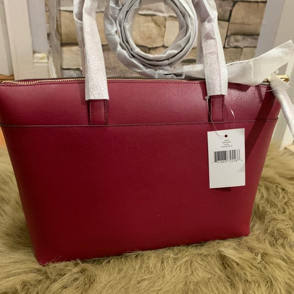Authentic Kate Spade leather satchel/zip Crosby🌹 - Picture 5 of 12